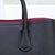 Black saffiano leather double bag