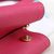 Fuchsia saffiano leather double bag