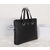 Black saffiano leather briefcase