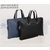 Black saffiano briefcase