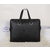 Black saffiano briefcase