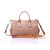 Saffiano Leather Metal Frame Closure Handle Bag