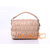 Ruched Nappa Leather Gaufre Pattina Flap Handle Bag