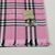 Cotton Fabric Pink Check Pattern Scarf