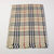 Cotton Fabric Beige Check Pattern Scarf