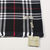 Cotton Fabric Black Check Pattern Scarf