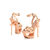 Beige Patent Leather Sculptural Eyelet Sandals with Cutout Platform