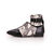 Black Patent Leather with Snake Skin Leather Boot