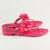 Fuschia Camellia Fuschia Flat Flip Flop