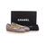 Grey Snake Skin Leather Flat