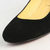 Black Suede Leather Hidden Wedge Pump