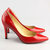 Red Patent Leather Pointed-end Pump