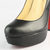 Black Lamb Leather Platform Pump