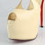 Beige Lamb Leather Cross Strap Platform Pump Peep Toe Sandal