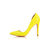 Yellow Patent Leather Pump