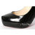 Black Patent Leather  Red Sole(Platform) Pump