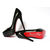 Black Lambskin Leather Red Sold Ultra High Platform Pump