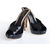 Black Patent Leather Platform Slipper