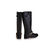 Black Leather Rivet Boots