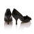 Black Patent Leather Bow-tie Pump