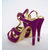 Purple Suede Leather Sandal