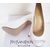 White Lambskin Leather Ultra High Platform Pump