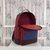 Original cowhide leather Patchwork backpack