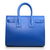 Blue leather handle bag