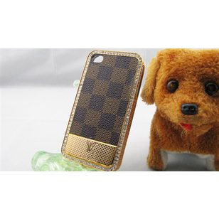 Damier Ebene with Rhinestone Iphone Cover