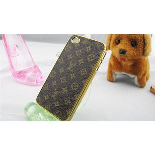 Monogram Canvas Iphone Cover(Gold)