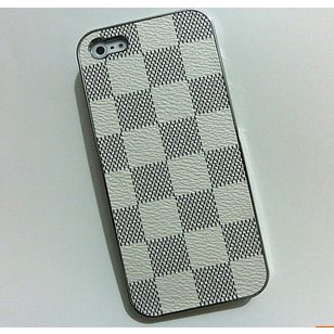 Damier Azur Canvas iphone 5 Case Cover(Silver)