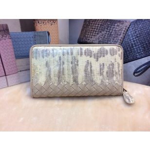 Original woven cowhide leather clutch wallet