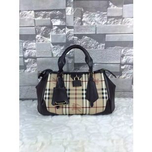 Horse check original leather lock handle bag