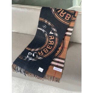 Montage Print Cashmere Scarf