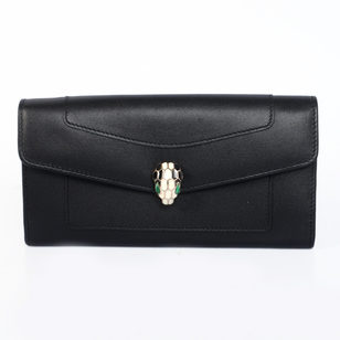 Python Head Logo Closure Long Wallet