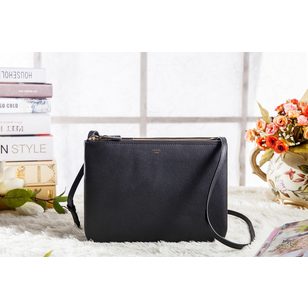 Original leather removable 3 layers shoulder bag