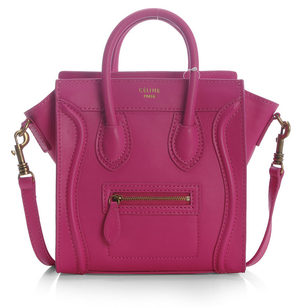 Luggage Nano Tote Bag Fuschia