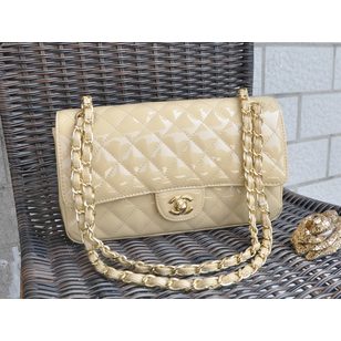 2.55 Classic Flap Bag Patent Leather (Gold)