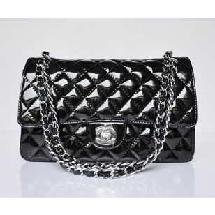 2.55 Classic Flap Bag Patent Leather (Nickel)