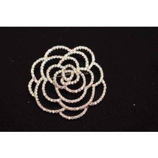 Camellia Rhinestone brooch