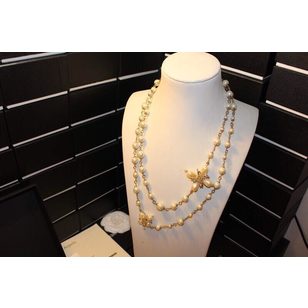 pearls long necklace