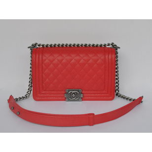 Caviar leather flap bag