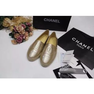 gold patent leather with pearl effect espadrilles loafers