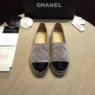 grey suede leather espadrilles loafers