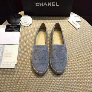 grey suede leather espadrilles loafers