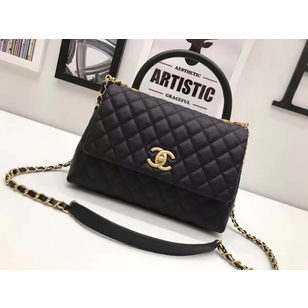 Original caviar leather flap bag 25 cm