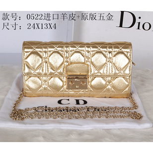 Metallic leather metal chain clutch