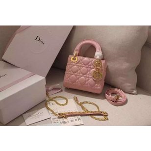 Mini Lady Dior original lambskin leather