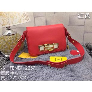 Leather flap shoulder bag