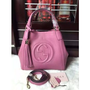 Original leather Soho small Shoulder Bag New Color( Dark Pink